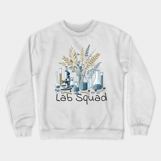 Lab Squad design Crewneck Sweatshirt by Apparels2022